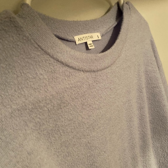 ANTISTAR , Blue Gray Crewneck Sweater - Small - Picture 2 of 3